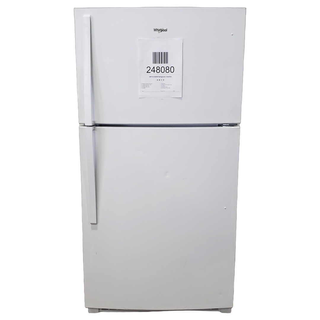 21.31 Cu. Ft. Whirlpool Top Mount Refrigerator White - WRT541SZDW